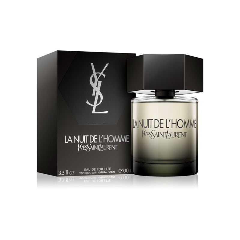 Yves Saint Laurent La Nuit de L'Homme Eau de Toilette 100 ml - flacon en verpakking