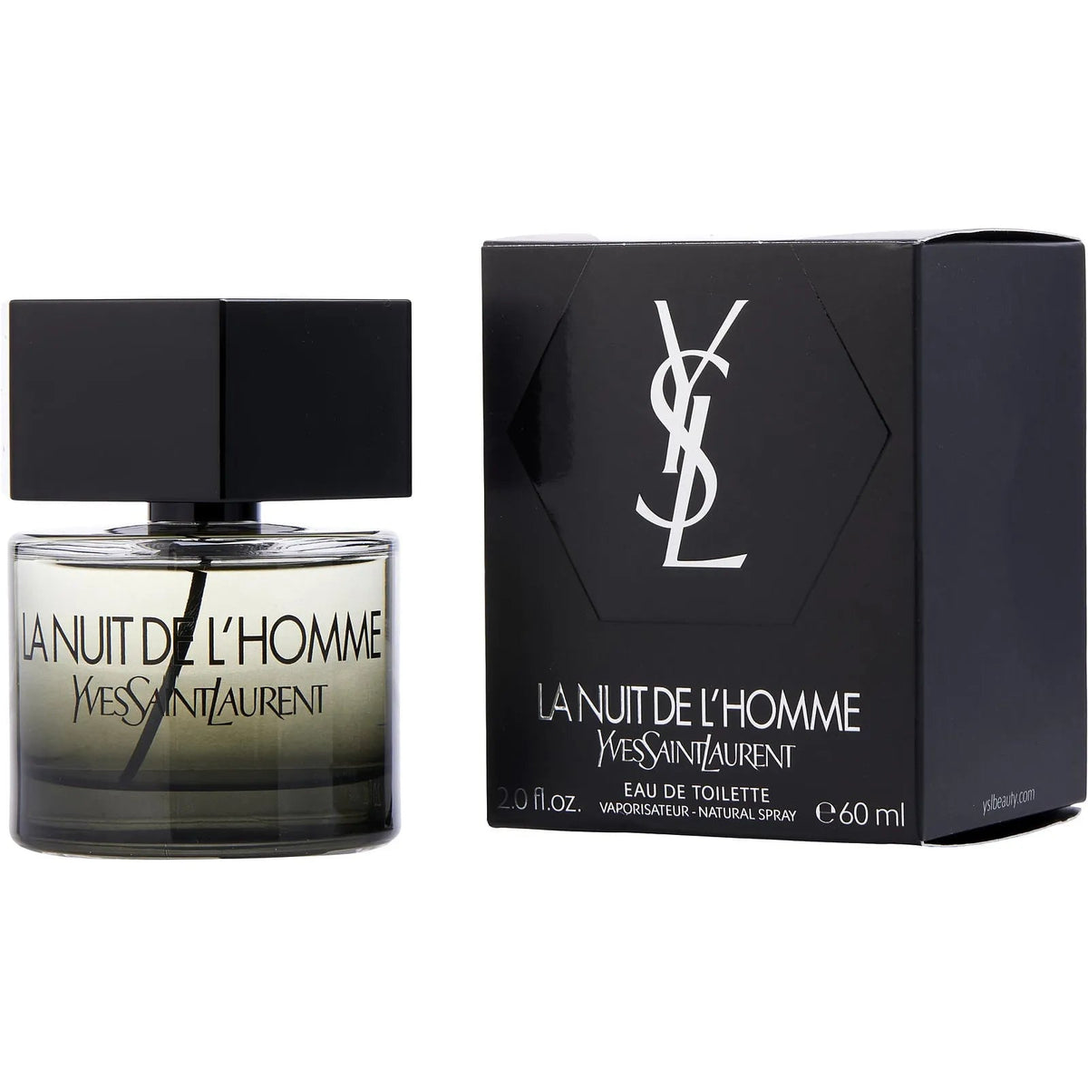Yves Saint Laurent La Nuit de L'Homme Eau de Toilette 60 ml - flacon en verpakking