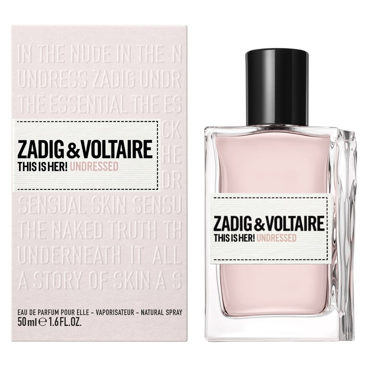 Zadig & Voltaire This Is Her! Undressed Eau de Parfum 50 ml - flacon en verpakking