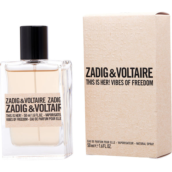Zadig & Voltaire This Is Her! Vibes of Freedom Eau de Parfum 50 ml - flacon en verpakking