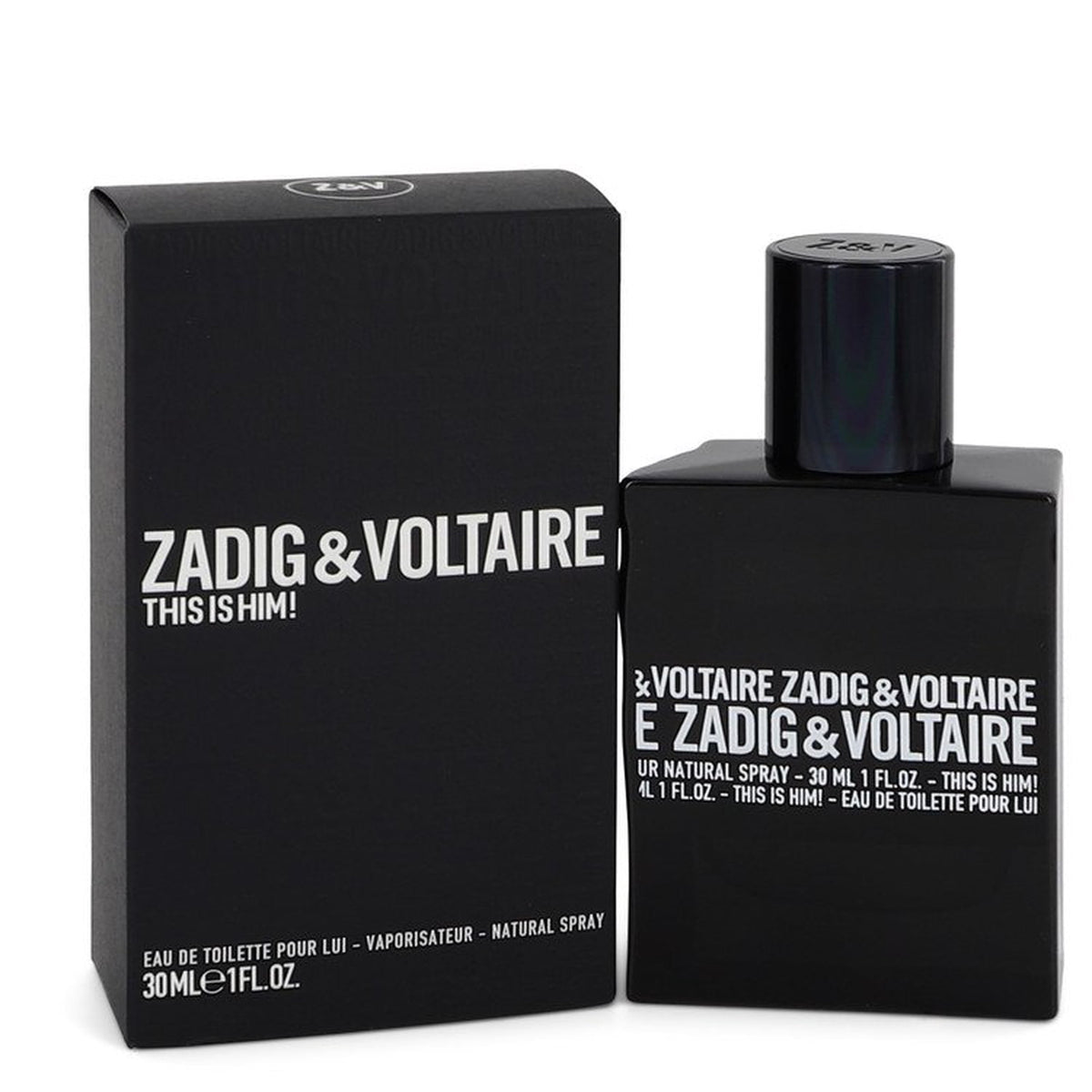 Zadig & Voltaire This Is Him! Eau de Toilette 30 ml - flacon en verpakking