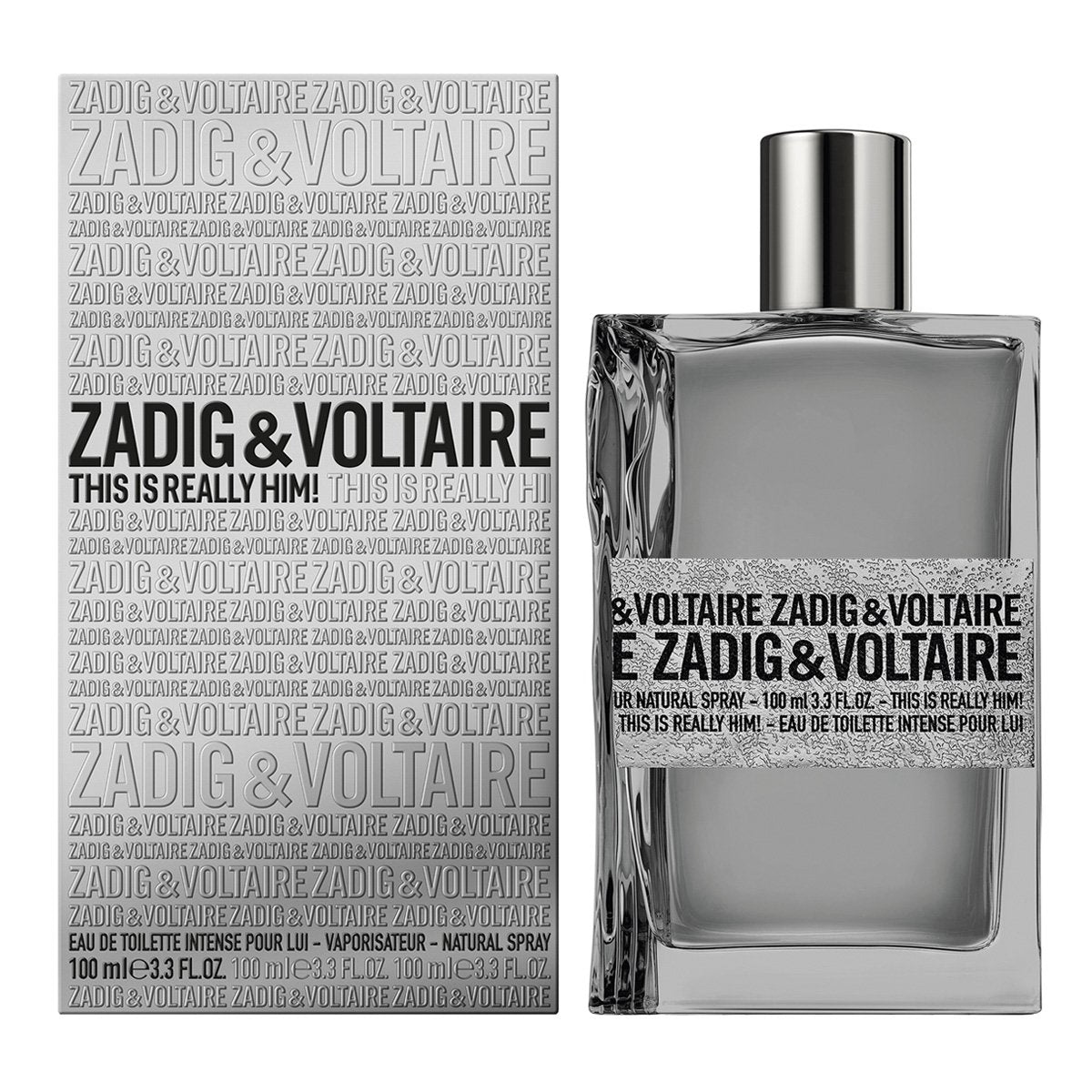 Zadig & Voltaire This Is Really Him! Eau de Toilette 100 ml - flacon en verpakking